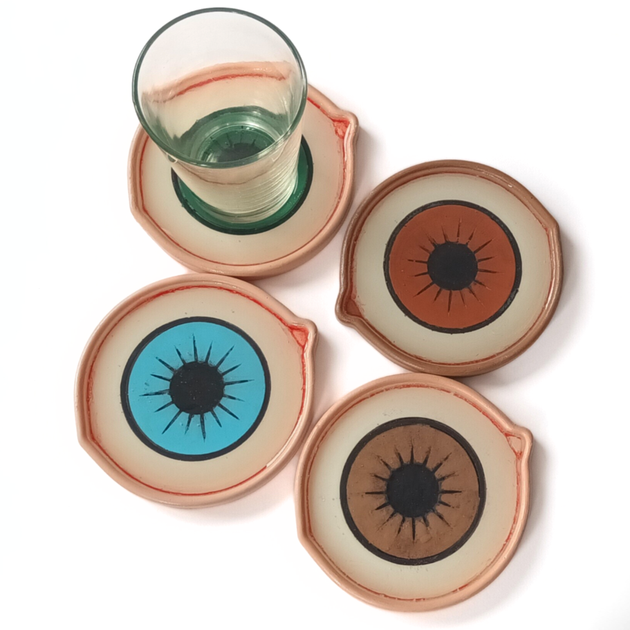 Colección Posavasos / Bandejitas 2026 Colección de posavasos hechos a mano. Artesanía desde Madrid. Piezas de autor.